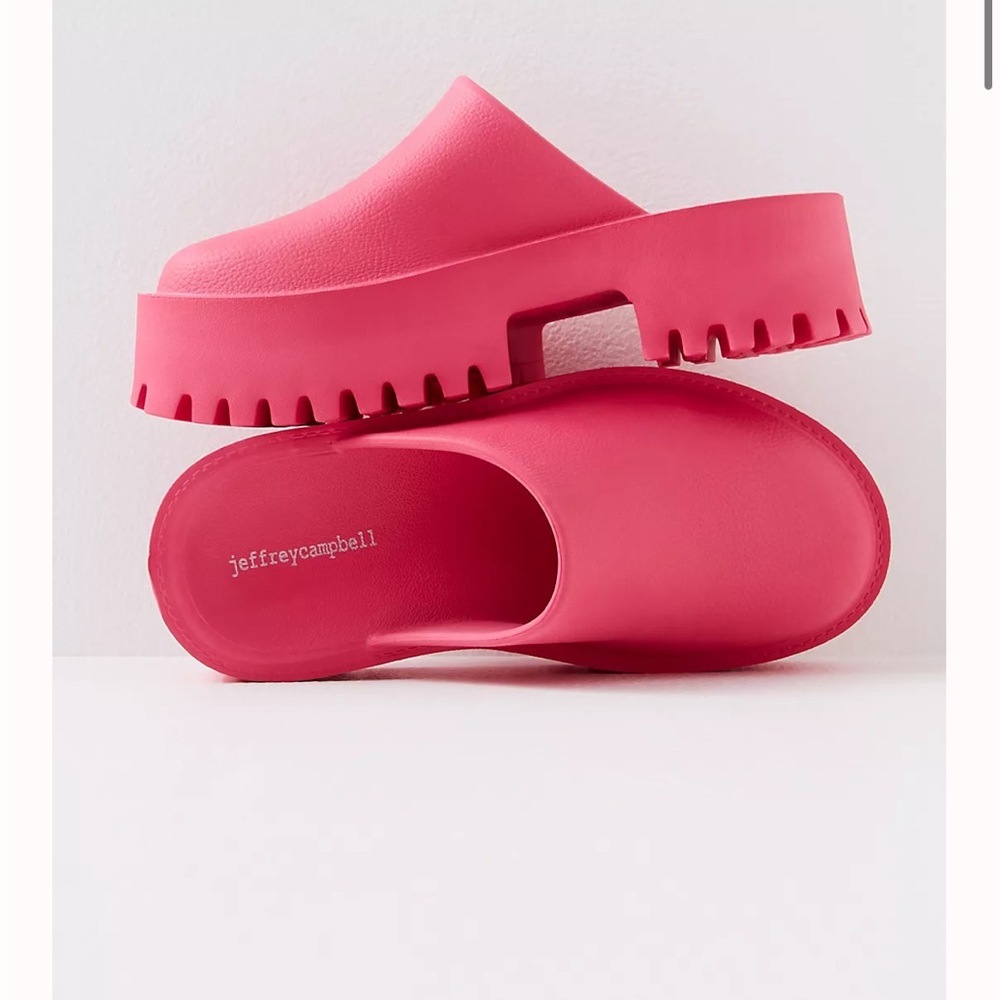 Jeffery Campbell bae platform mules size 7 NEW